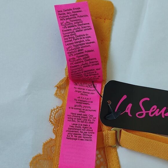 New With Tags Size 32A La Senza The Spacer Lightly Lined Demi Bra - Picture 11 of 12